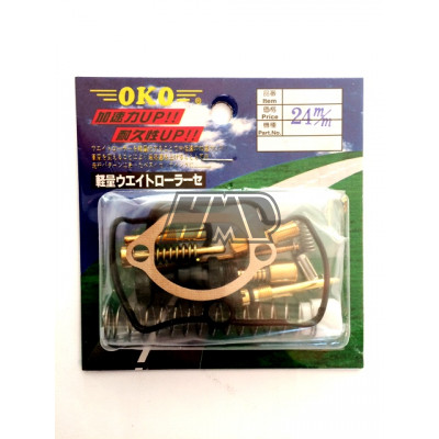 Kit reparação carburador 24 mm - OKO